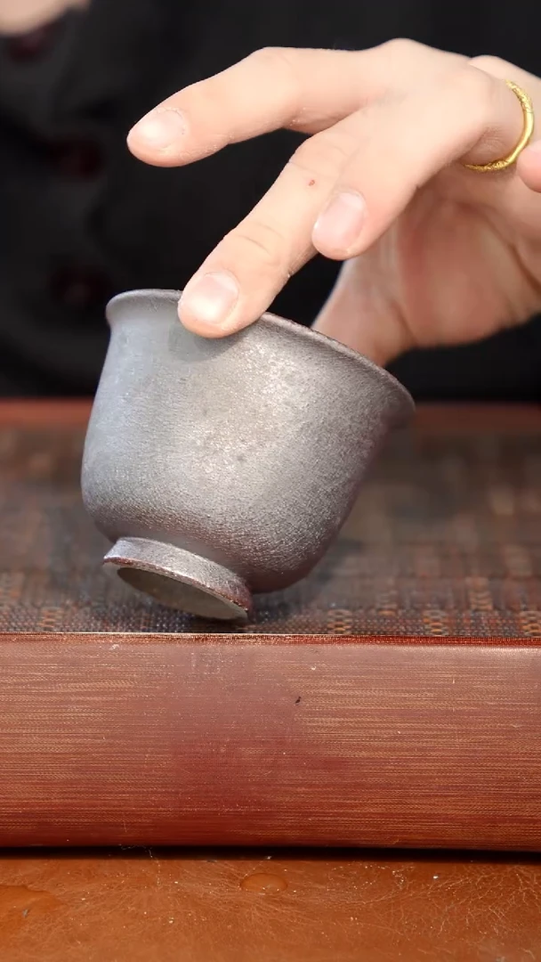 陶瓷奢瓷/瑞寅柴烧茶器（杯子）336微瑕
