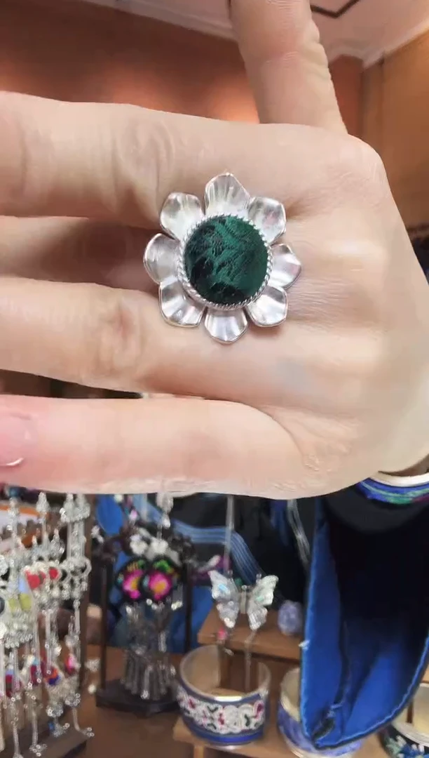 刺绣纯手工民族风戒指