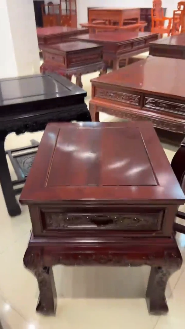 红酸枝木类书架福利微瑕非洲酸枝角几