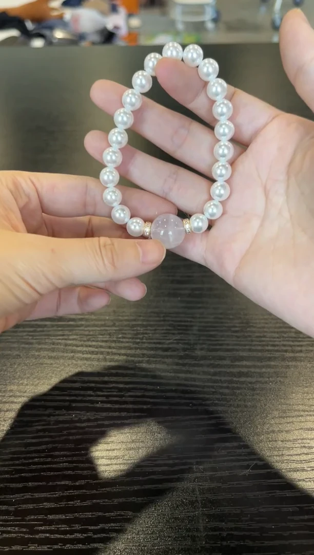 淡水珍珠手链未镶嵌J420 贝珠手链