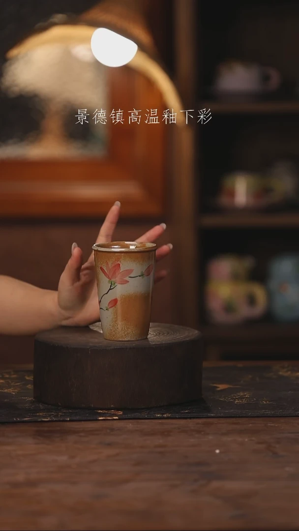 陶瓷景德镇高温釉下手绘陶瓷