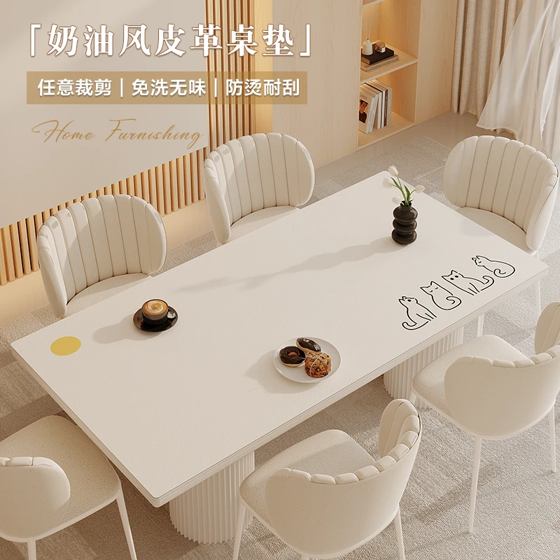 餐桌垫防水防油防烫高档护眼学生学习桌家用茶几防滑免洗垫桌布