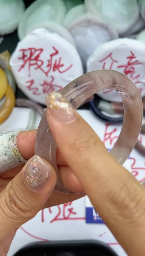 未镶嵌手镯石英质玉瑕疵A149+55/56