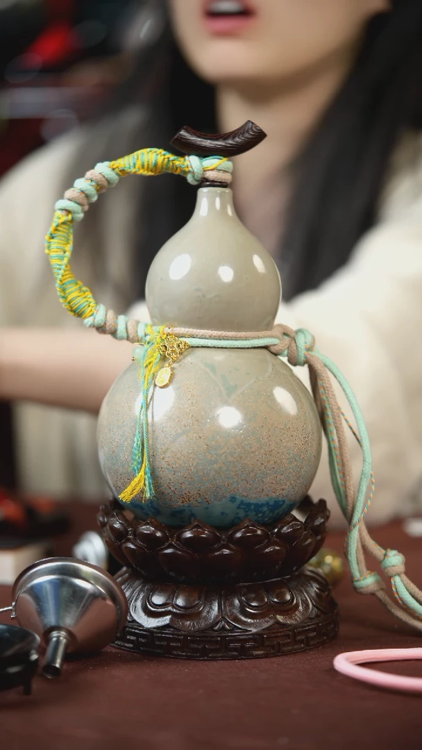 【闪购商品】730号500ml左右的非遗漆器酒葫芦