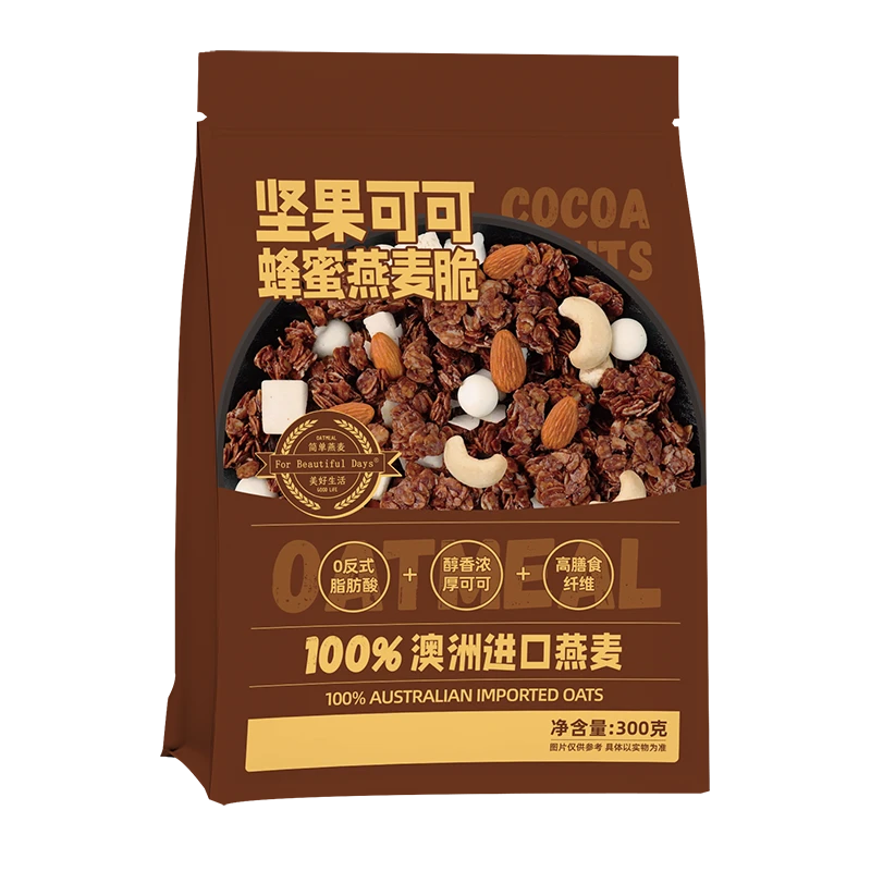 For Beautiful Days坚果可可蜂蜜燕麦脆 300克/袋