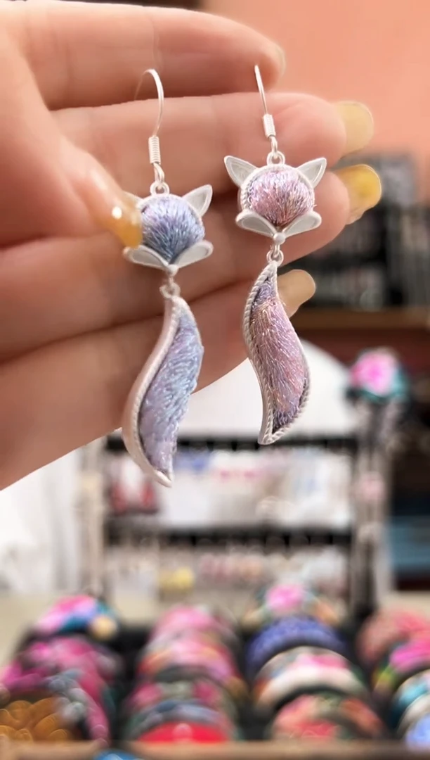 织绣艺枝独绣老绣饰品117