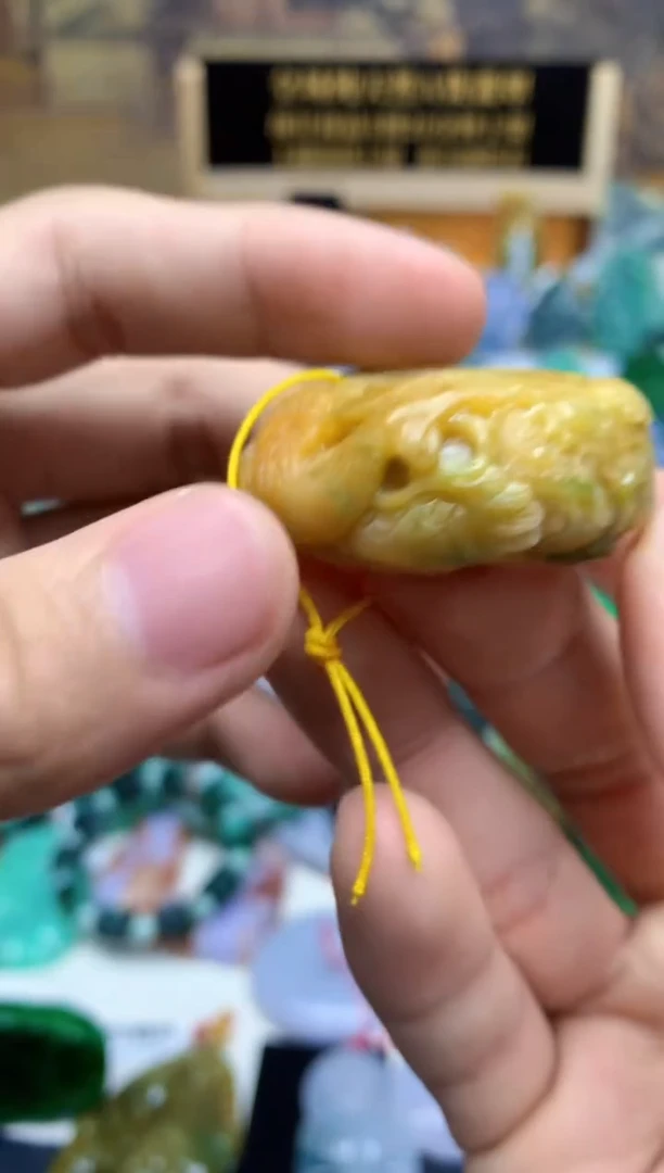 未镶嵌挂件翡翠璺天然A货翡翠