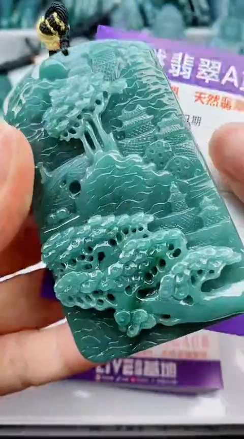 翡翠未镶嵌颈饰