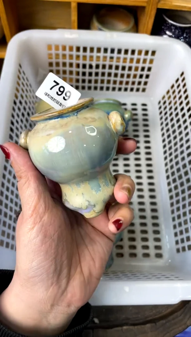 【闪购商品】陶799 内口3【喵喵团圆多肉盆】