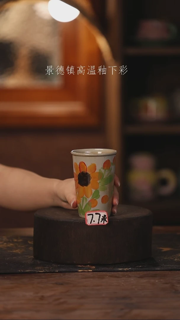 陶瓷景德镇高温釉下手绘陶瓷343