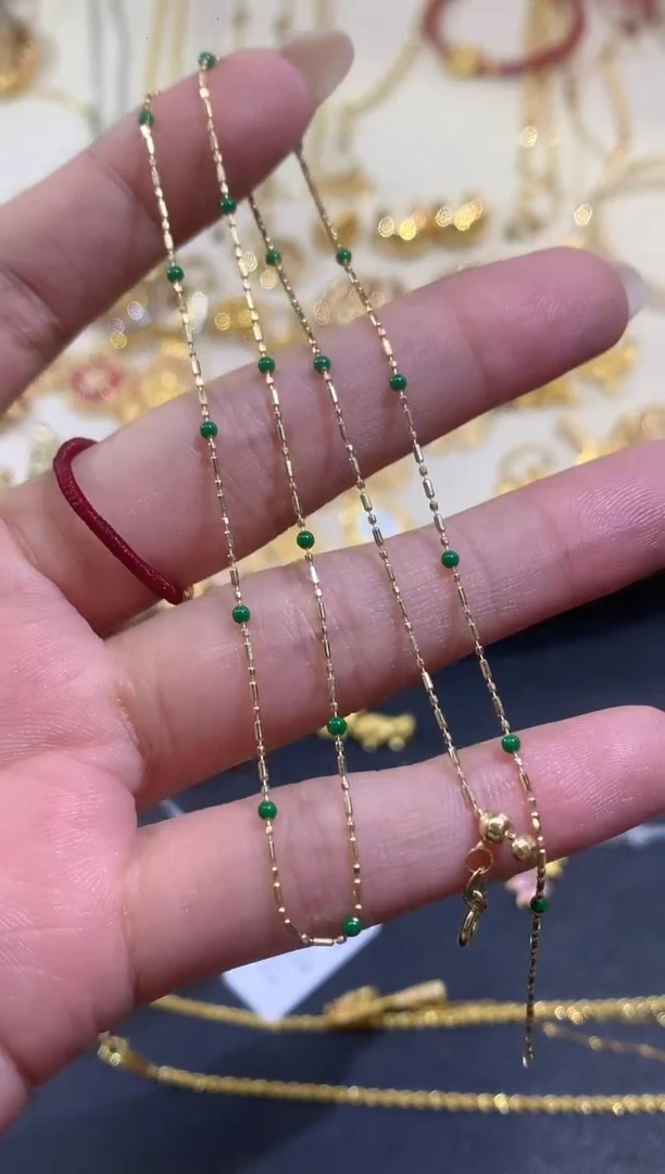 颈饰18K金A107|多样性发货一件|1580|BKJ2