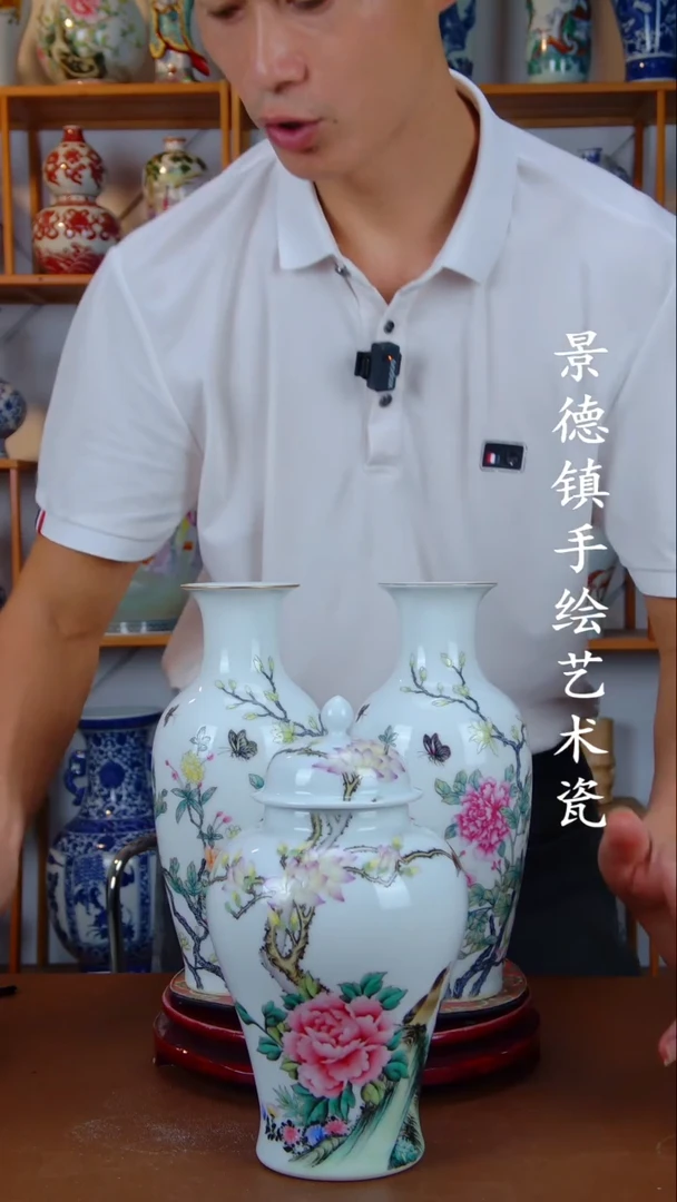 现代景德镇手工手绘陶瓷摆件39