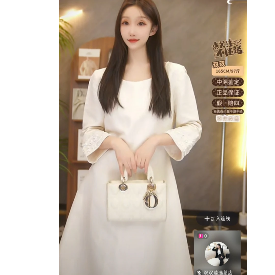 全新未使用 DIOR/迪奥 双双臻选/as00185/迪奥连衣裙/44码