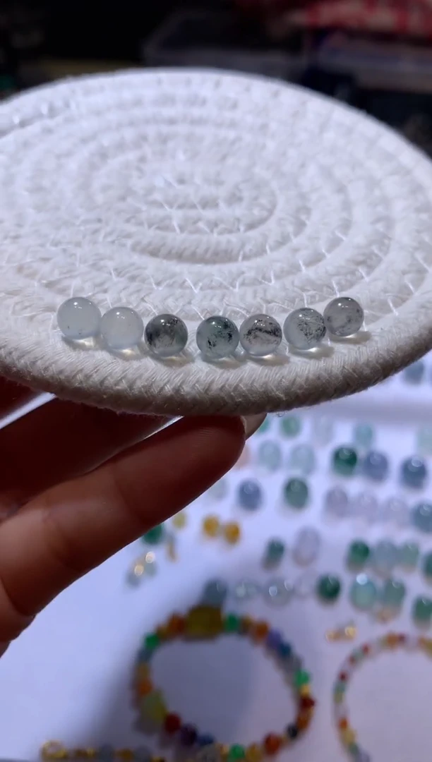 【闪购商品】定制翡翠未镶嵌多样性发货一件发货珠子1200+120