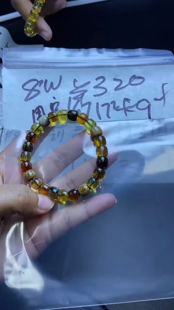 【闪购商品】琥珀手链未镶嵌1111111