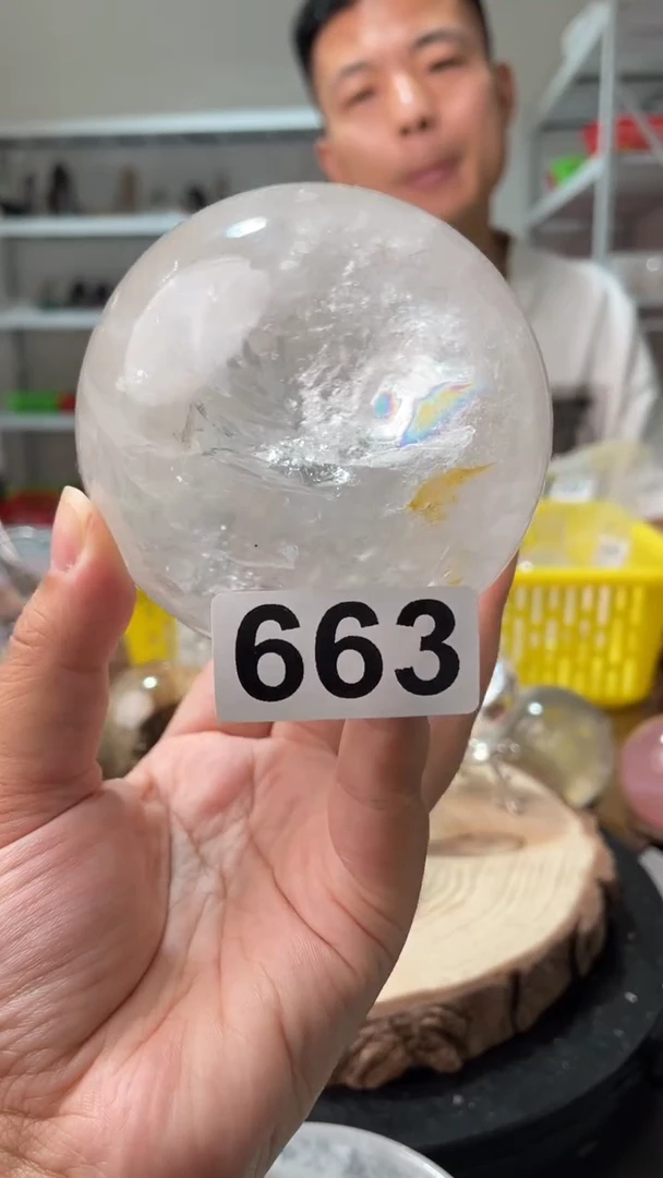 未镶嵌水晶大型摆件（非配饰）白水晶球663