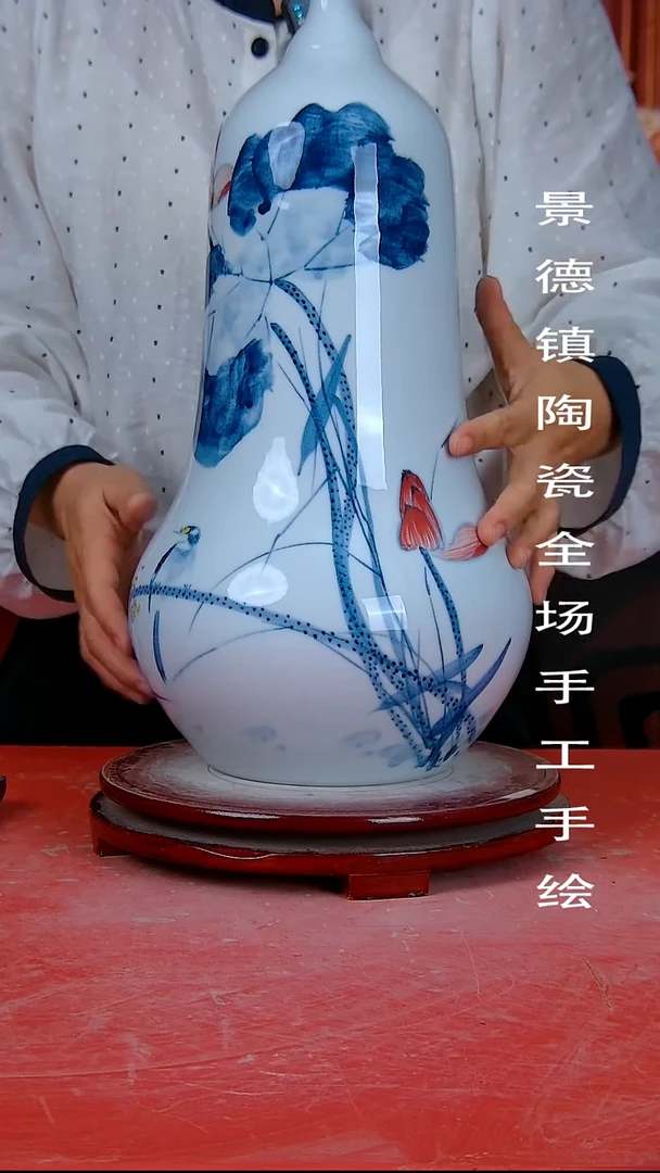 摆件景德镇陶瓷 全场手工手绘