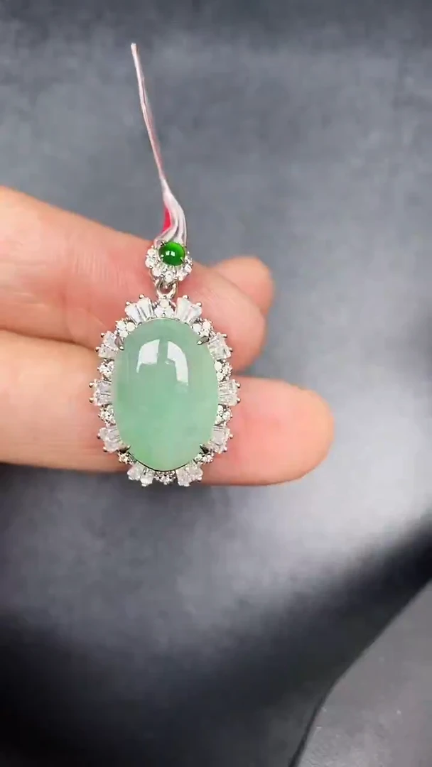 银S925镶嵌戒指翡翠3010