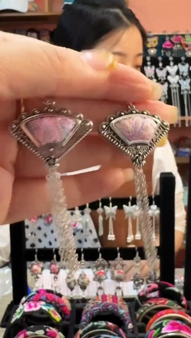 织绣艺枝独绣老绣饰品239