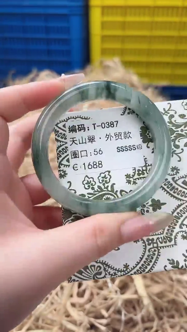 未镶嵌手镯石英质玉T-0387