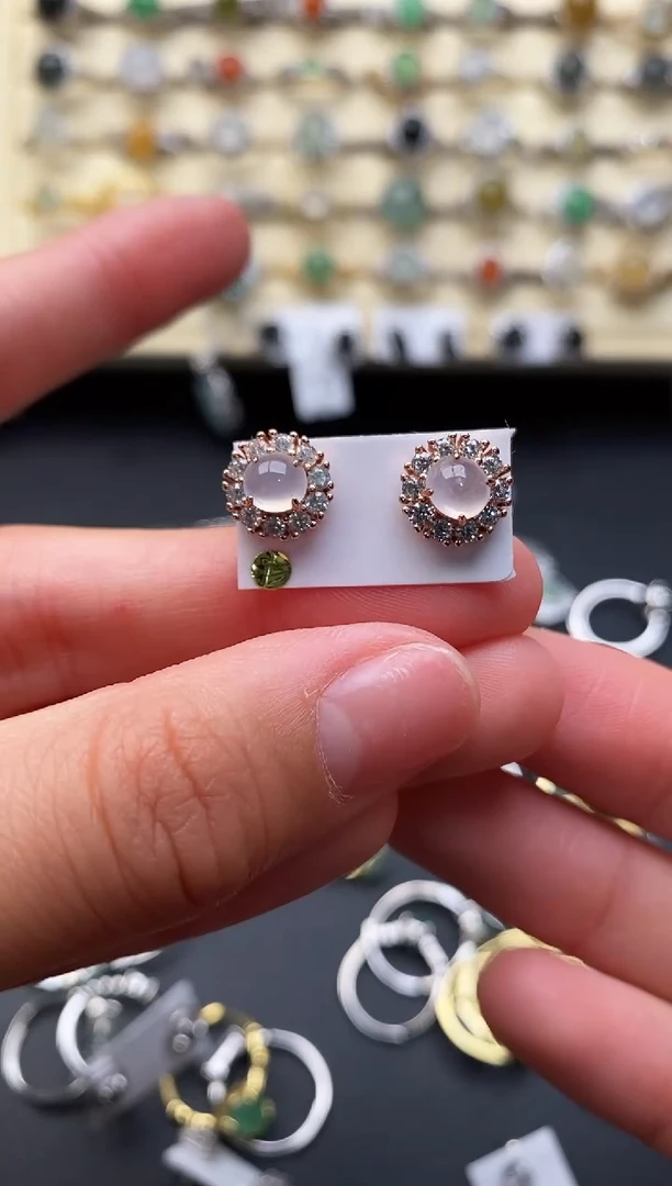 银S925镶嵌戒指翡翠111111111+8