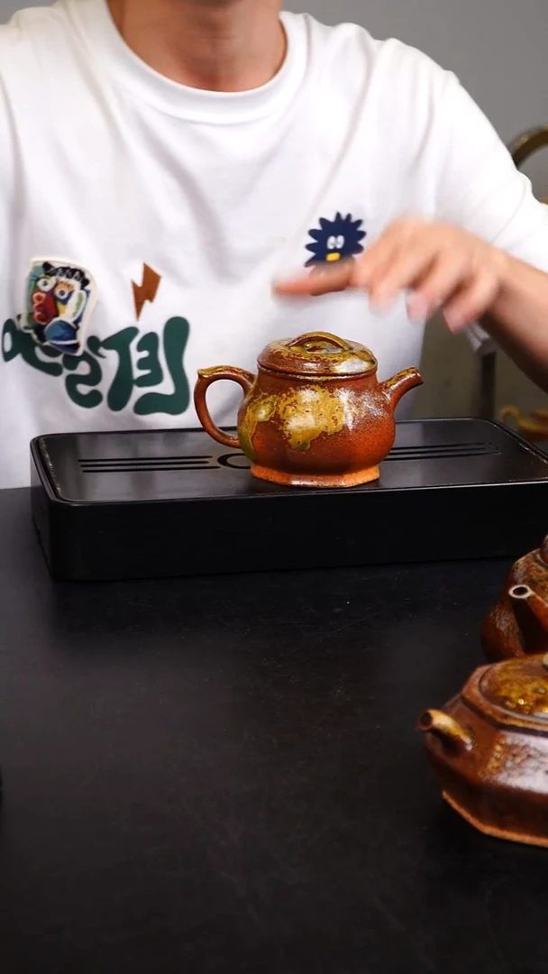 茶壶紫砂宜兴紫砂柴烧壶