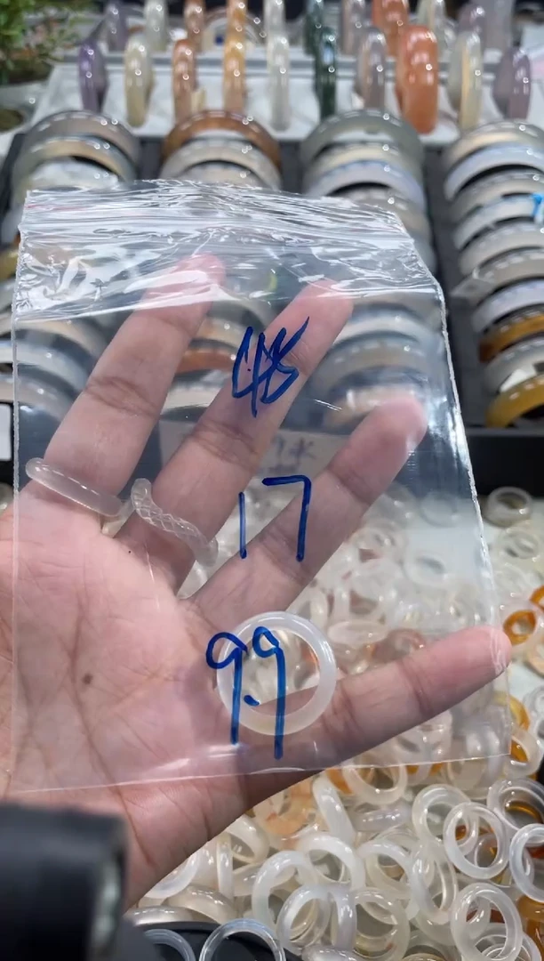 玛瑙/玉髓戒指未镶嵌45