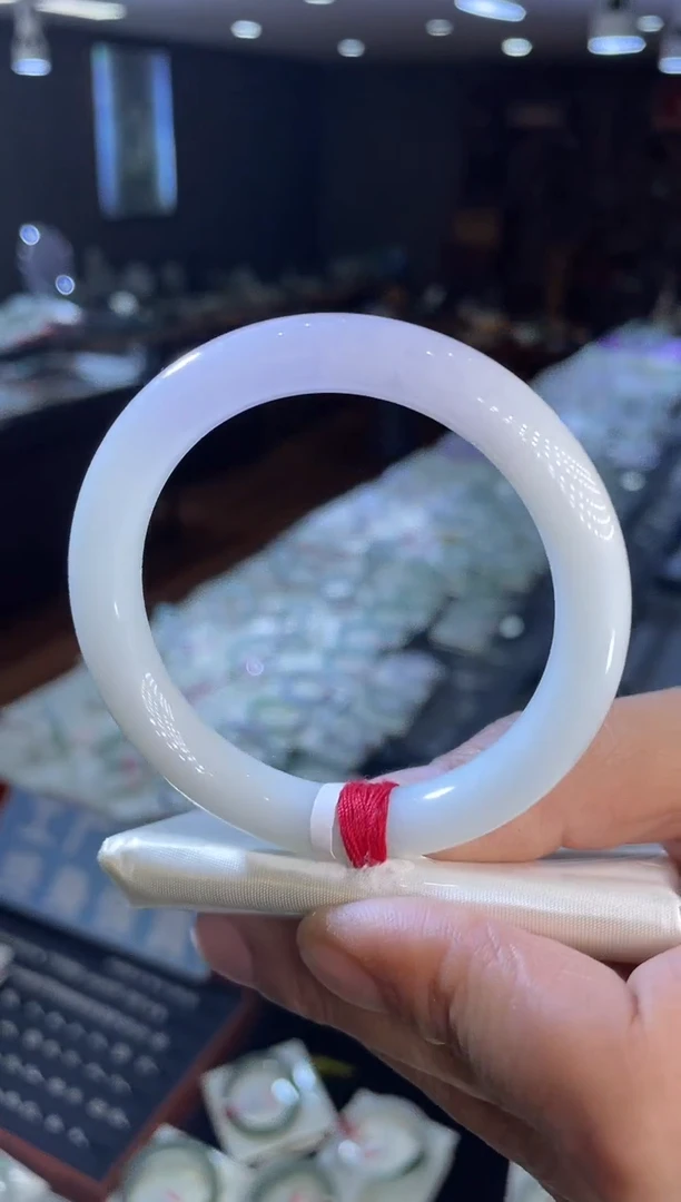 未镶嵌手镯翡翠圆条53-54