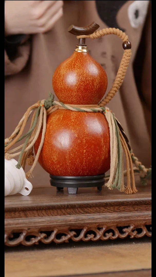 162号精品天然大漆酒葫芦一物一拍~