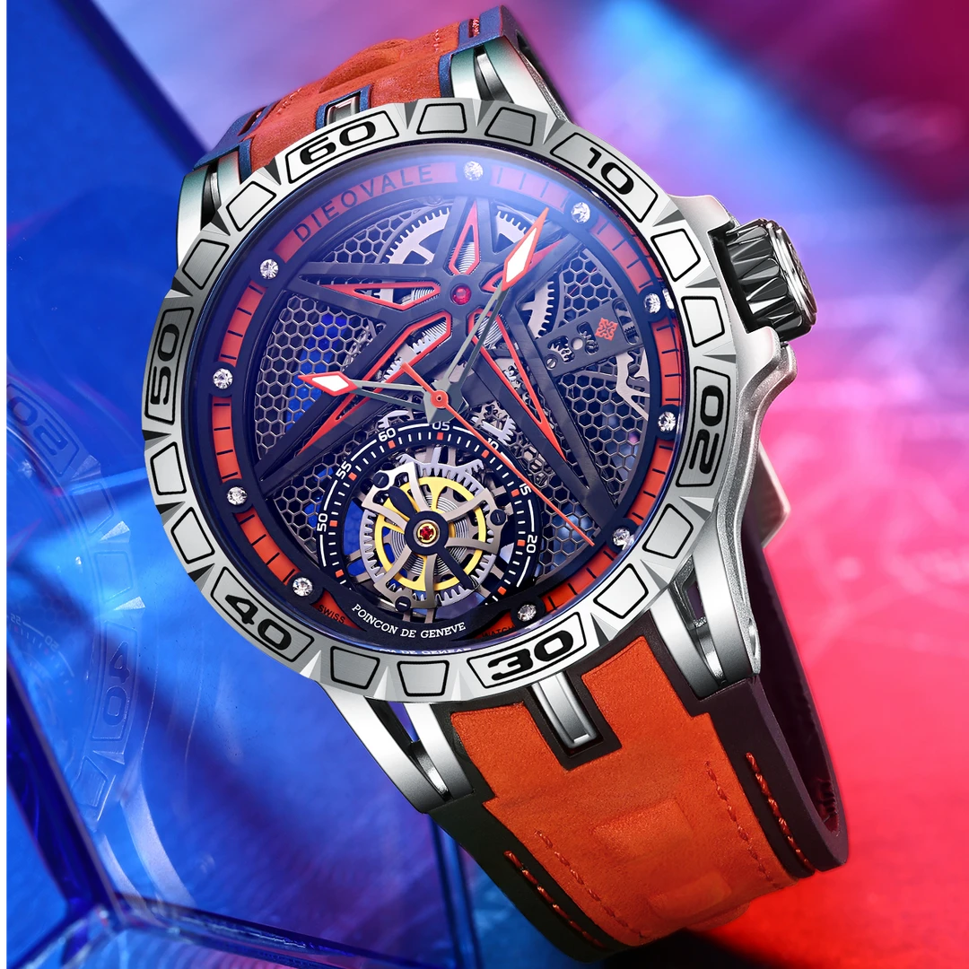 瑞士品牌全自动机械腕表-幸运星