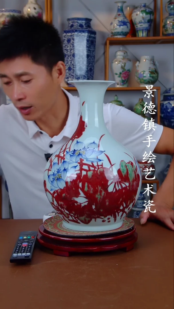 现代景德镇手工手绘陶瓷摆件36