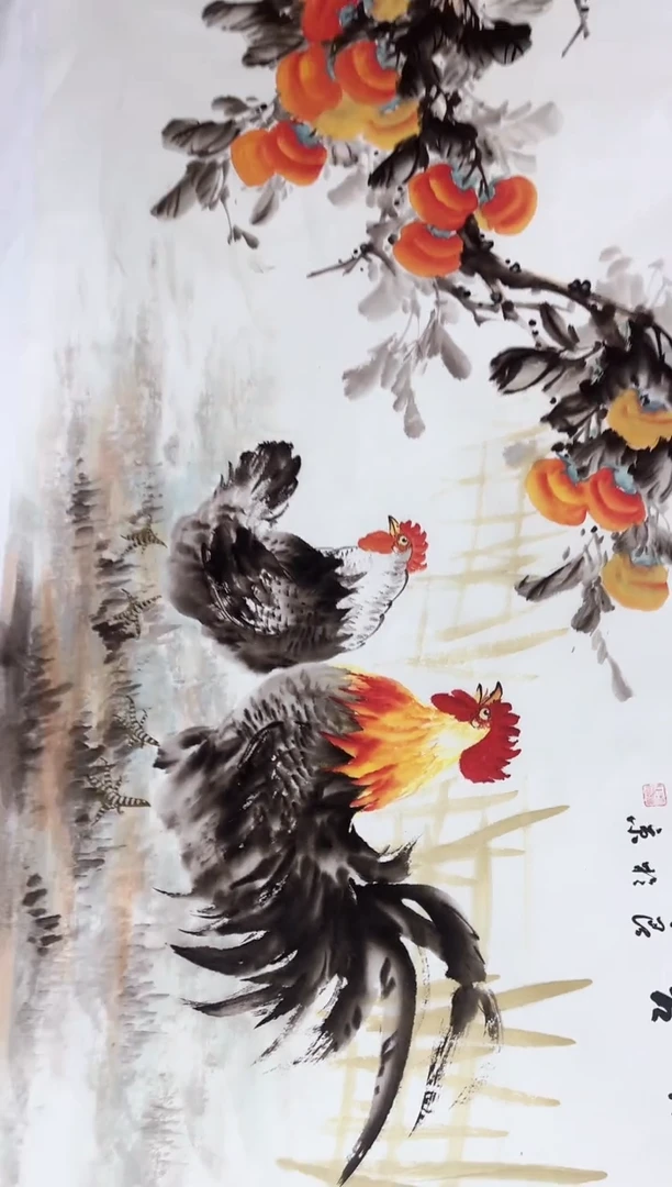 国画九霄甄选国画作品x025