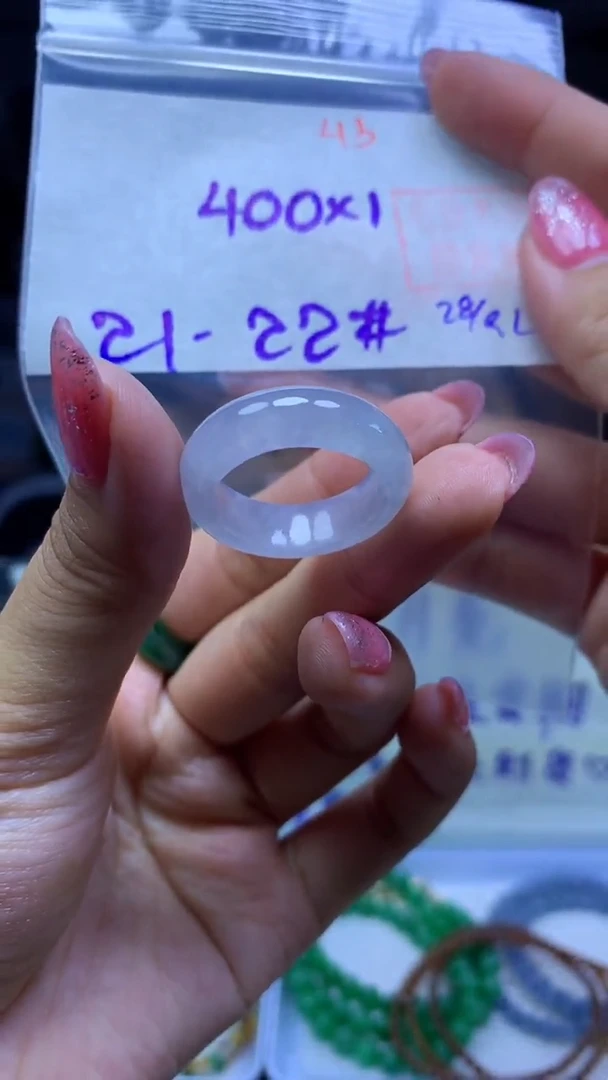 未镶嵌定制翡翠戒圈#400元-毛货需精细抛光
