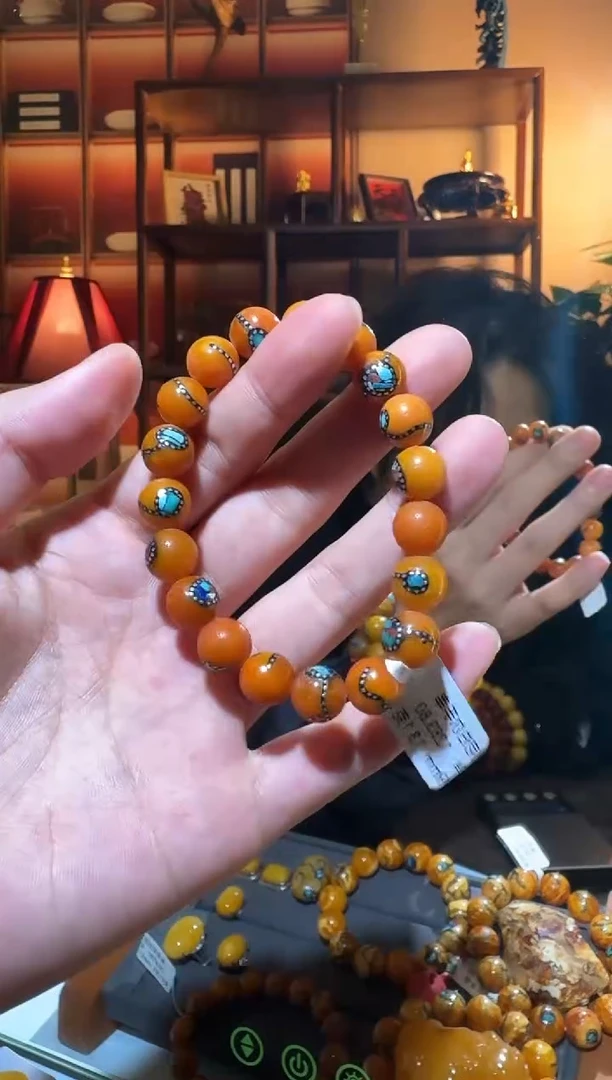 蜜蜡颈饰未镶嵌7851选择多样性发货其中一件