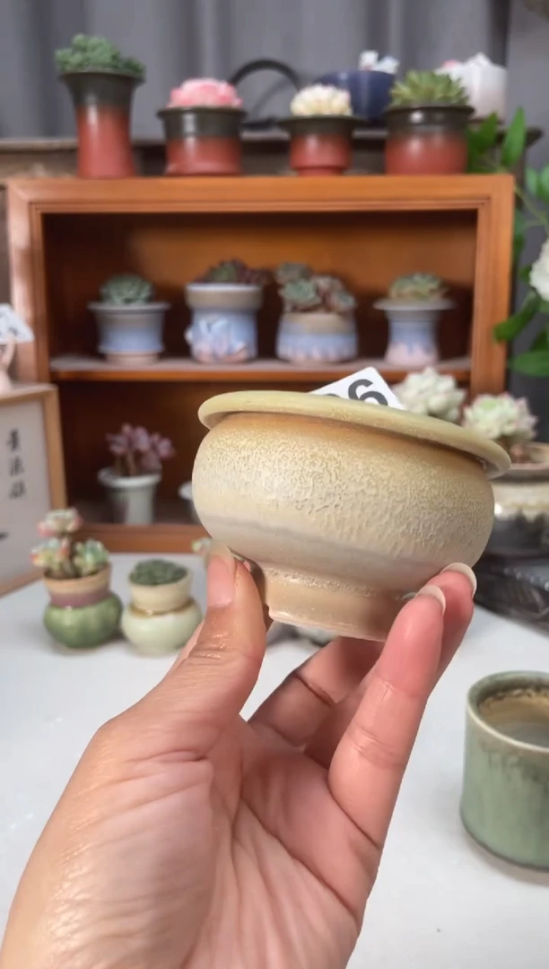 瓷片826知木小芳花盆