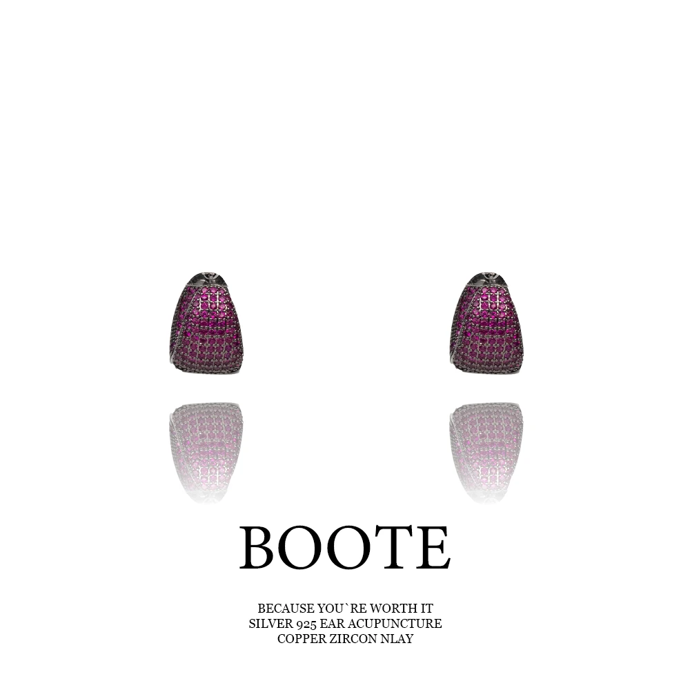 铜合金耳饰 Boote WE5455【环环相扣】高奢欧美风时尚耳饰