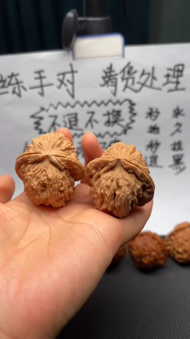 把件文玩核桃118白狮子