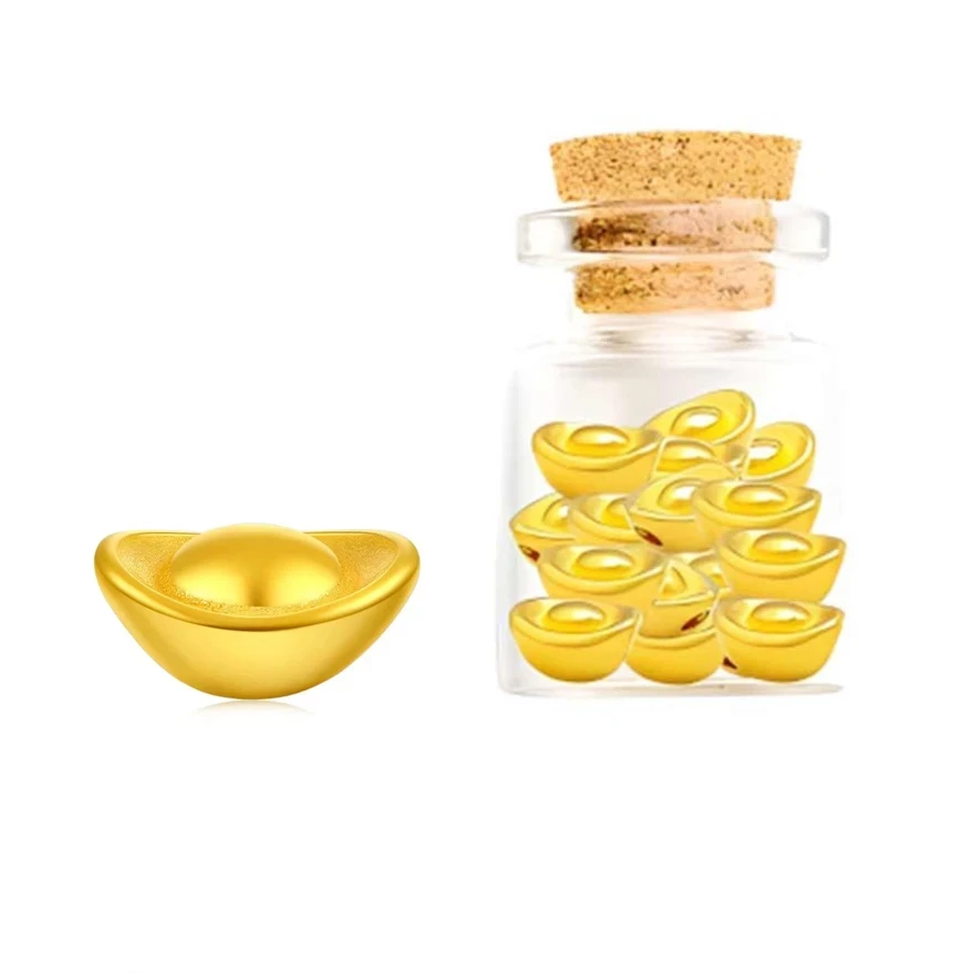 缀间金元宝投资金足金9999小元宝4g送礼收藏