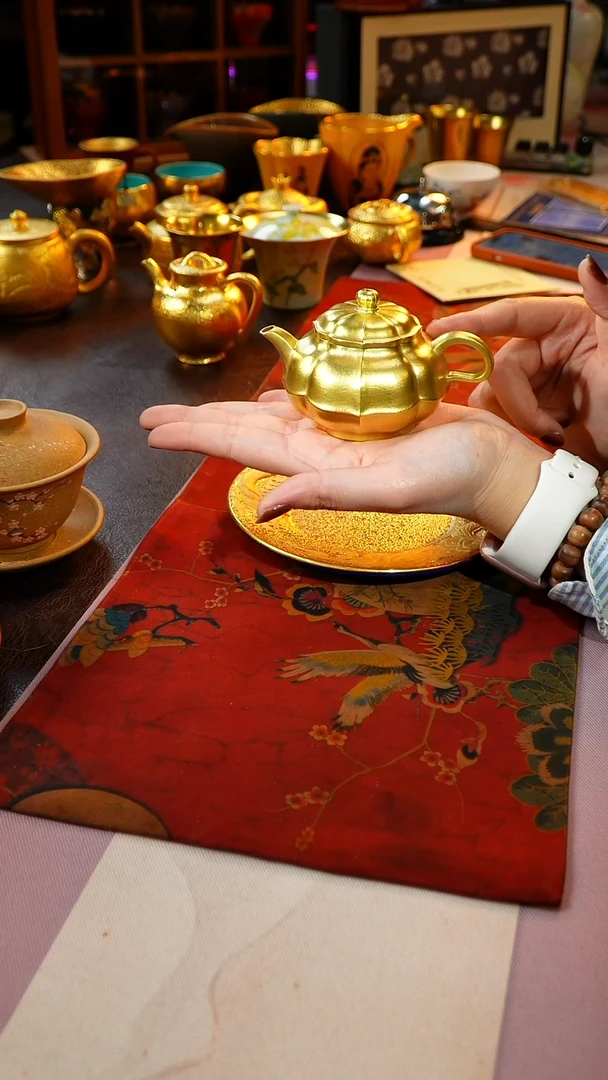 茶杯紫砂【宜景窑系列】金壶