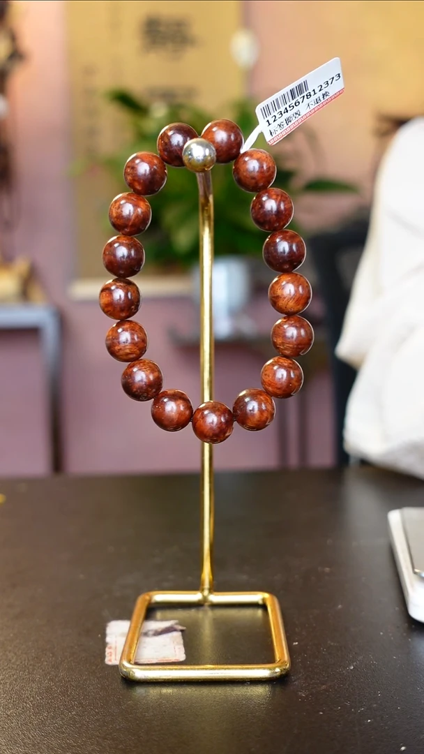 木盛*本降真香海南红降1.2高货黄油芝麻点玉化料单圈