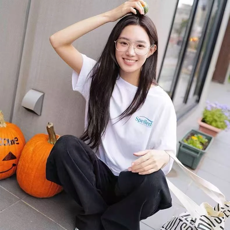 AW241410   sp设计师圆领印花T恤