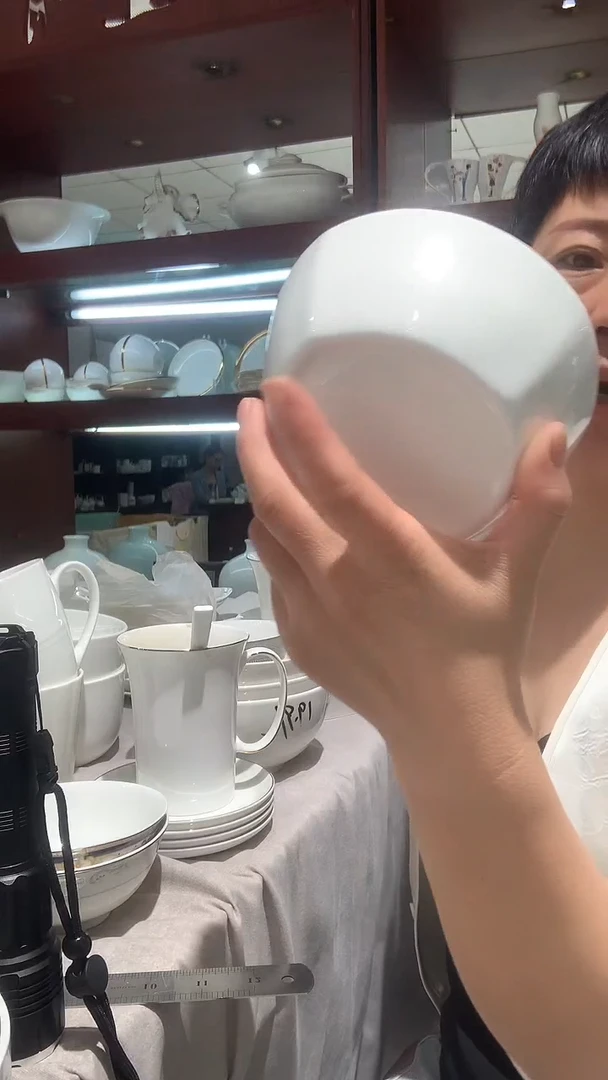 5.5英寸碗白瓷隆达2个