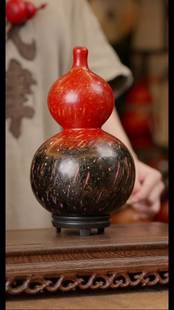 147号精品天然大漆酒葫芦一物一拍~