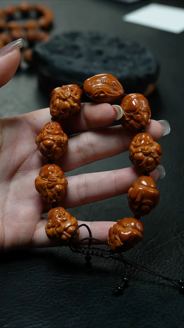 手串/手链橄榄核鱼子精品核文化