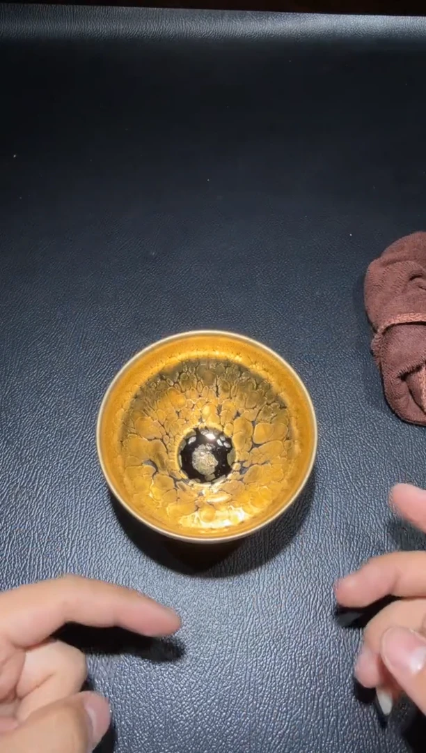 茶盏李英金油滴122