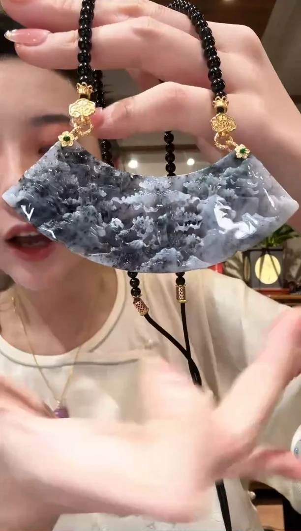 【闪购商品】翡翠颈饰未镶嵌国风