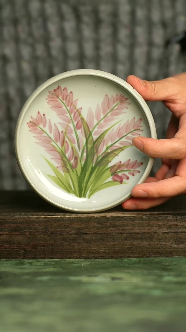 青诗集手工手绘瓷器