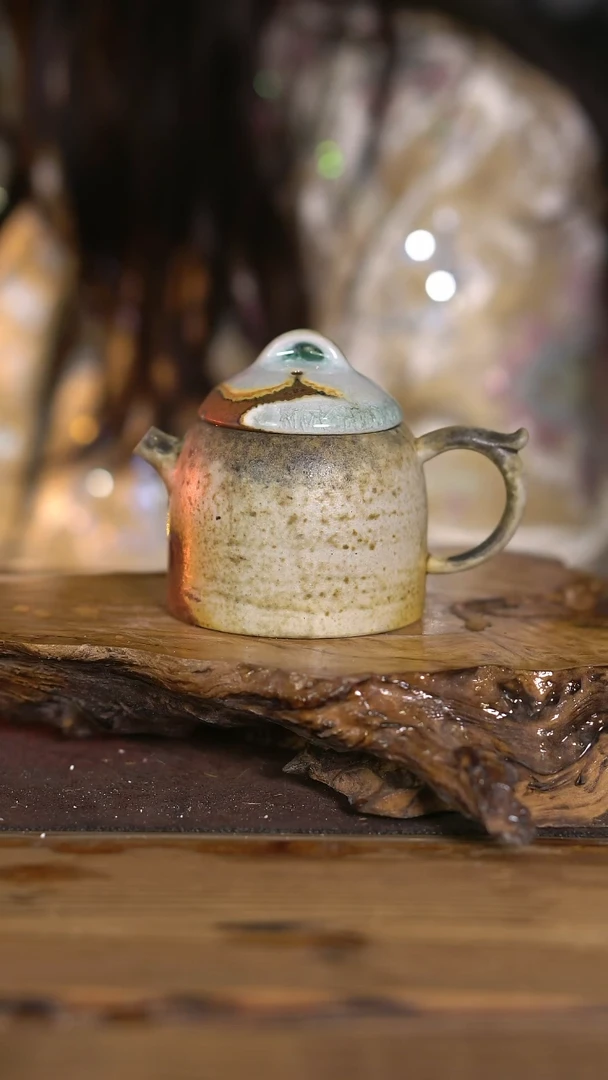 景德镇纯柴烧 秦权壶 120cc 47