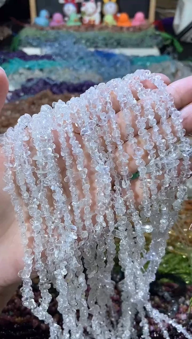 水晶珠宝半成品未镶嵌小白水晶