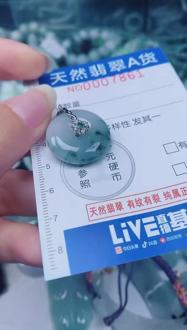 颈饰未镶嵌翡翠00007861